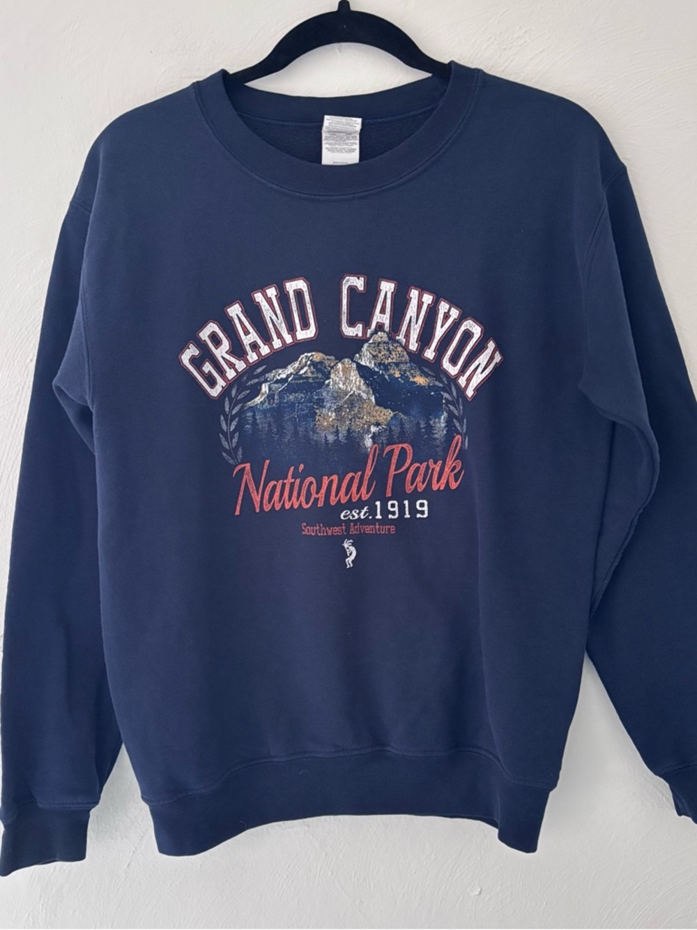 Vintage Graphic Pullover Sweatshirt Grand Canyon National Park Men’s Size S